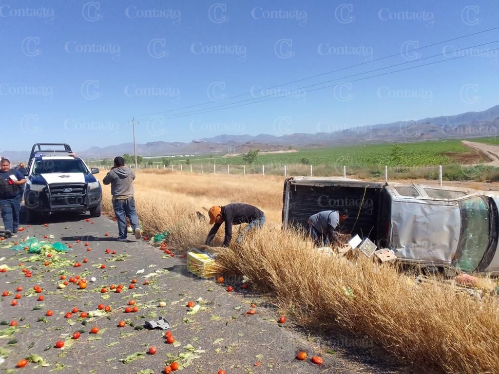 Falla mecánica provocó la volcadura de tráiler y camioneta Contacto Hoy