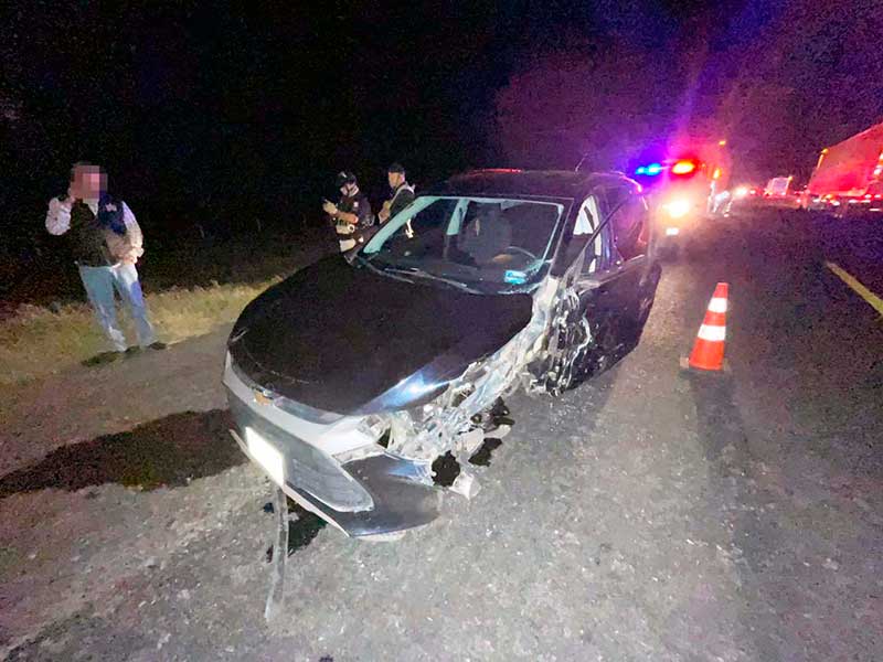 Conductor Se Queda Dormido Y Choca Contra Tr Iler Hay Un Lesionado