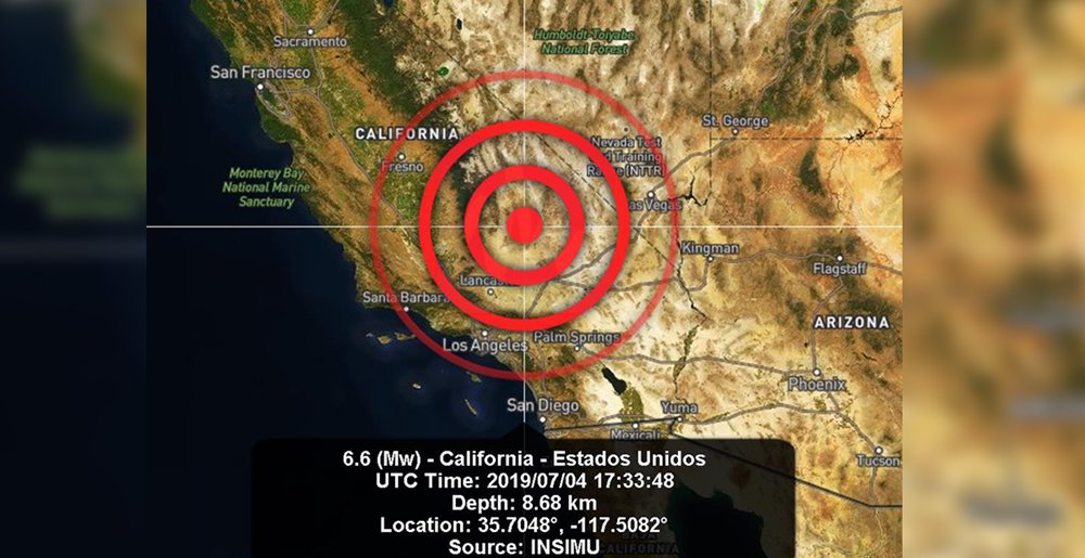 Un temblor de magnitud 6,6 sacude el sur de California ...