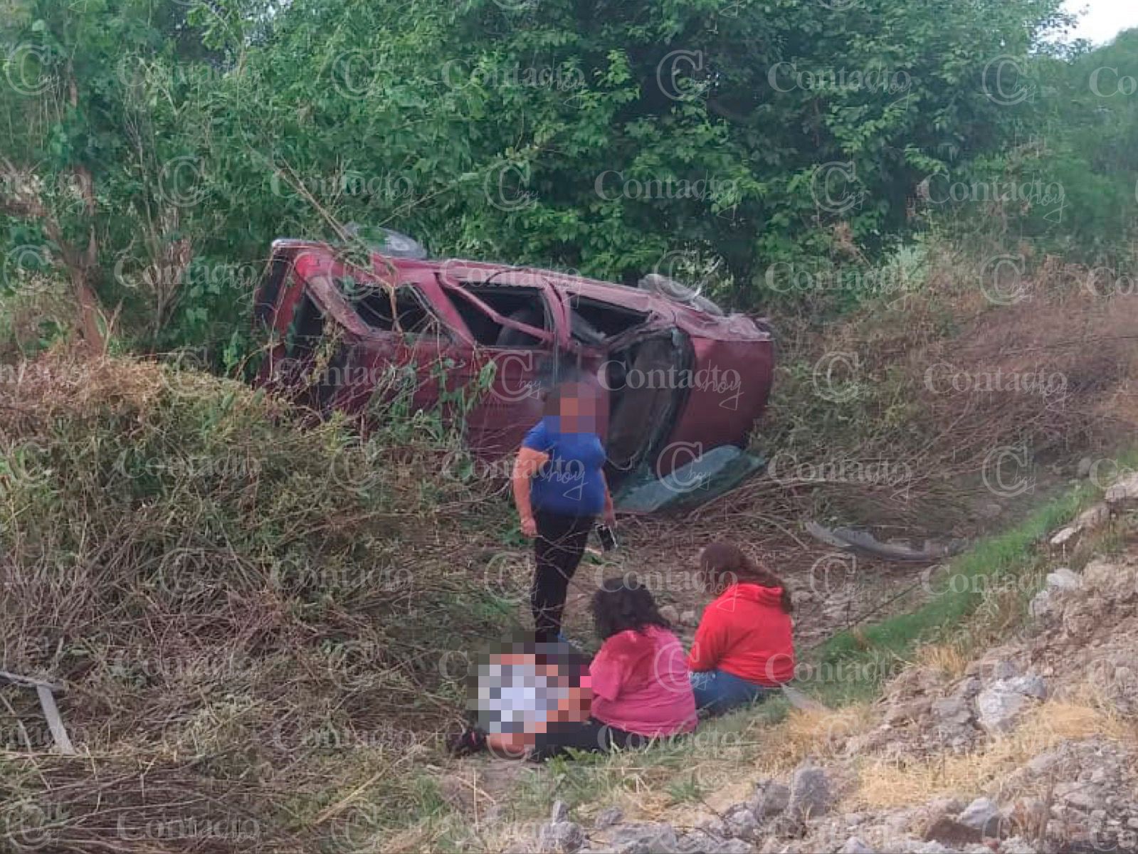 Volcadura Deja Tres Mujeres Lesionadas; Reportan Grave A Una De Ellas ...